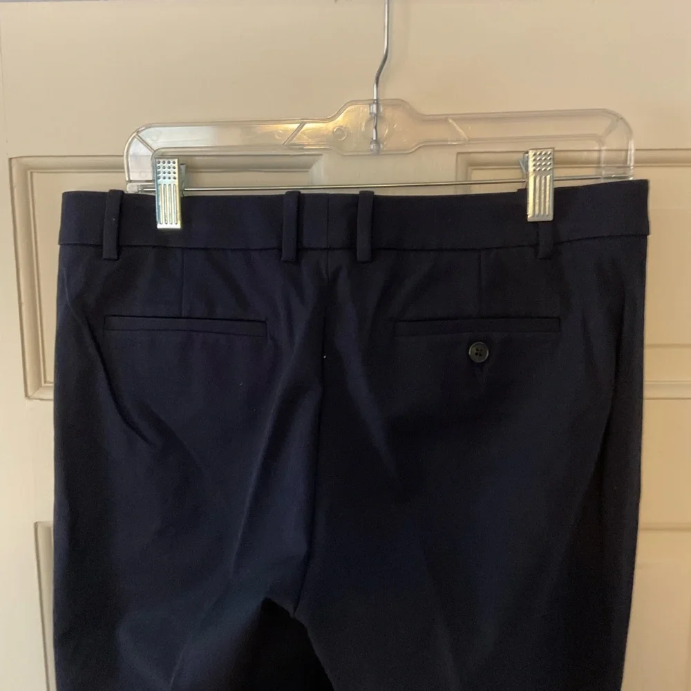 J.Crew Maddie pant in two-way stretch cotton Navy Blue Size 8 NWT Office Work - Picture 5 of 9